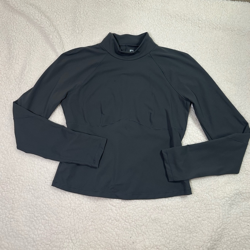 Women's Grey Long Sleeve Top